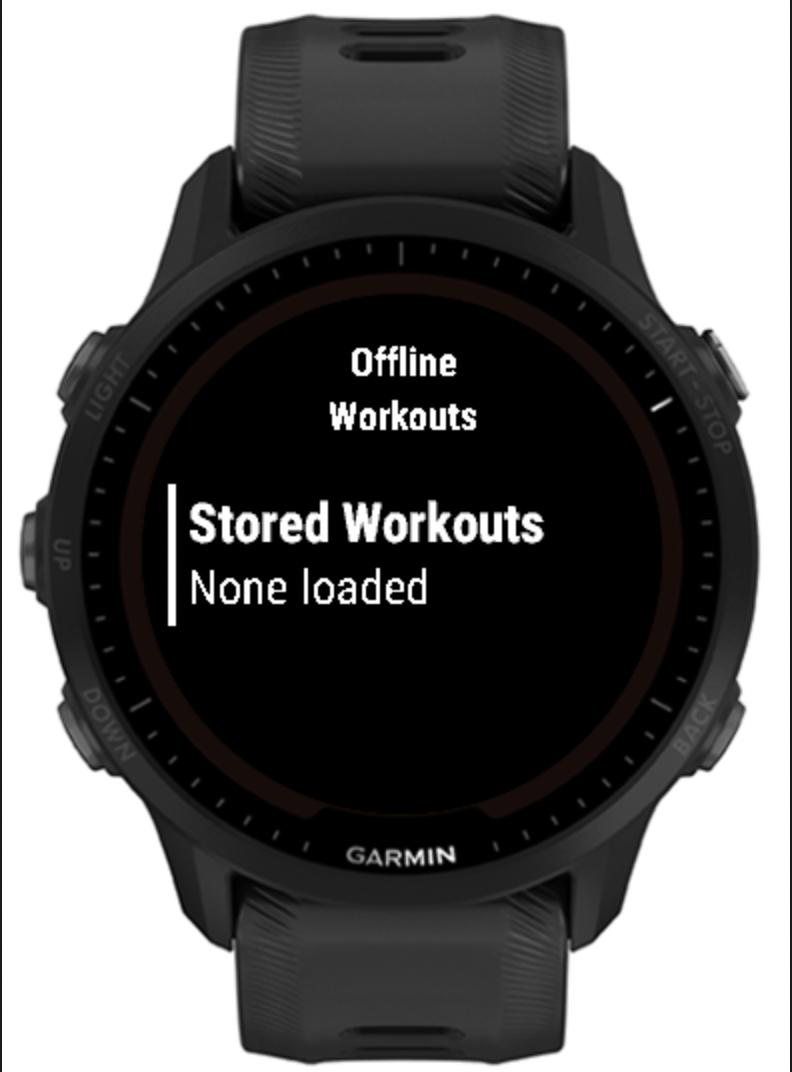 Offline Workouts stores routines so you can train without your phone